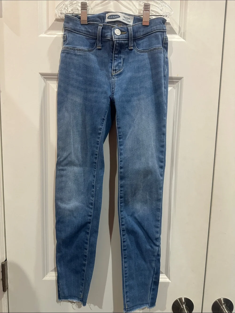 NWOT Old Navy Blue Kids Skinny Jeans - Faded Wash size 10
